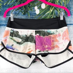 LULULEMON RUN SPEED SHORT PIGMENT WAVE AE030